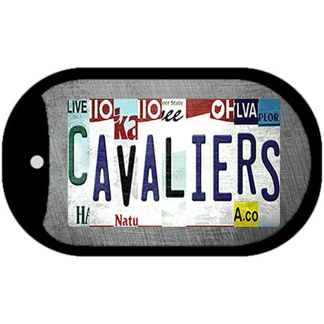 Cavaliers Strip Art Novelty Metal Dog Tag Necklace DT-13215