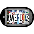 Mavericks Strip Art Novelty Metal Dog Tag Necklace DT-13217