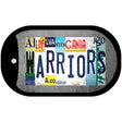 Warriors Strip Art Novelty Metal Dog Tag Necklace DT-13220