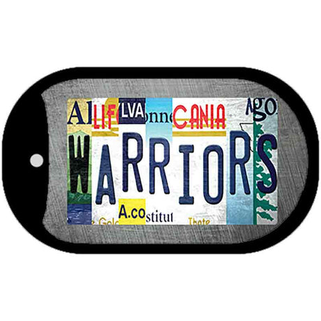 Warriors Strip Art Novelty Metal Dog Tag Necklace DT-13220