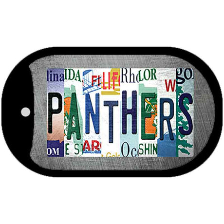 Panthers Strip Art Novelty Metal Dog Tag Necklace DT-13244