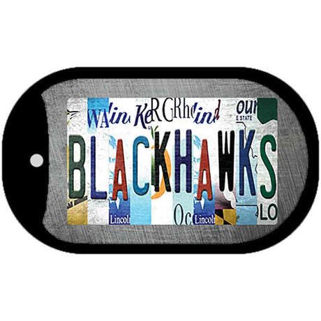 Blackhawks Strip Art Novelty Metal Dog Tag Necklace DT-13258