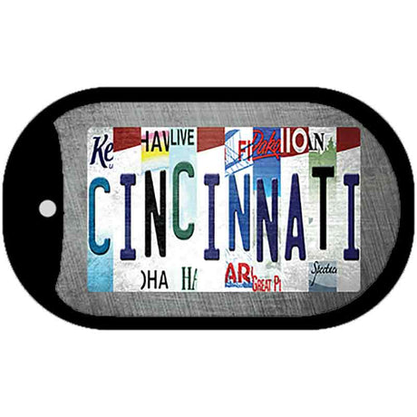 Cincinnati Strip Art Novelty Metal Dog Tag Necklace DT-13274