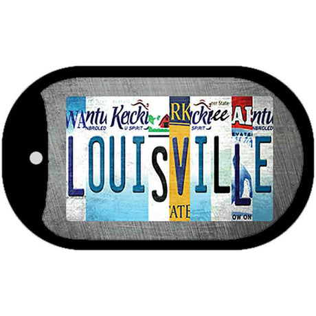 Louisville Strip Art Novelty Metal Dog Tag Necklace DT-13283