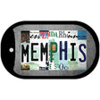 Memphis Strip Art Novelty Metal Dog Tag Necklace DT-13286