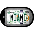 Miami Strip Art Novelty Metal Dog Tag Necklace DT-13287