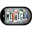 Michigan Strip Art Novelty Metal Dog Tag Necklace DT-13289