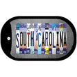 South Carolina Strip Art Novelty Metal Dog Tag Necklace DT-13297