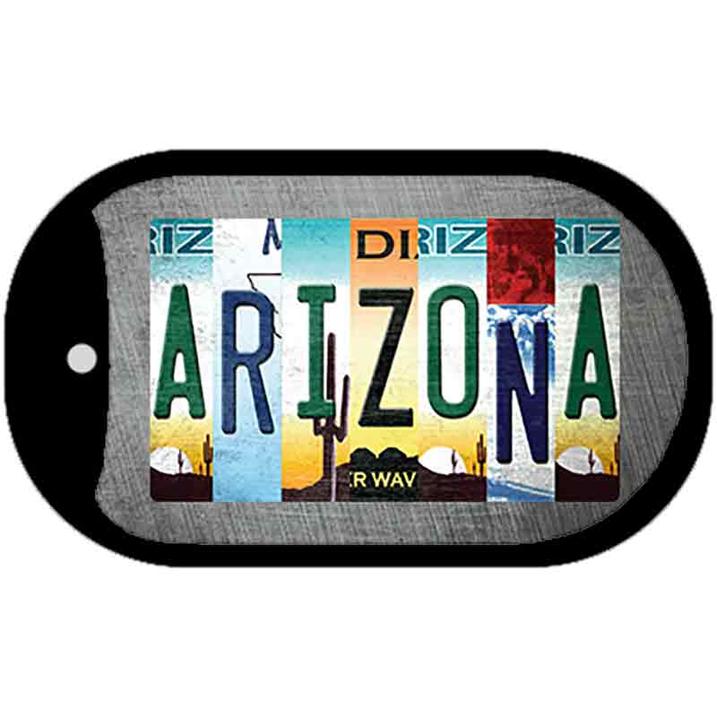 Arizona Strip Art Novelty Metal Dog Tag Necklace DT-13306