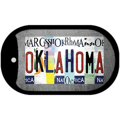 Oklahoma Strip Art Novelty Metal Dog Tag Necklace DT-13309