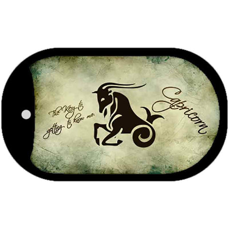 Capricorn Zodiac Novelty Metal Dog Tag Necklace DT-1331