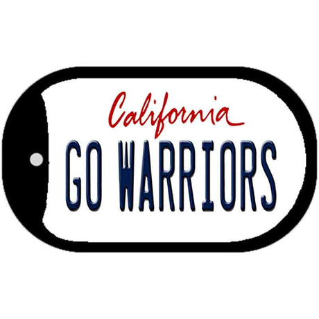 Go Warriors Novelty Metal Dog Tag Necklace DT-13339