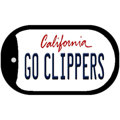 Go Clippers Novelty Metal Dog Tag Necklace DT-13341