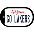 Go Lakers Novelty Metal Dog Tag Necklace DT-13343