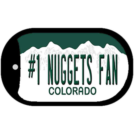 Number 1 Nuggets Fan Novelty Metal Dog Tag Necklace DT-13358