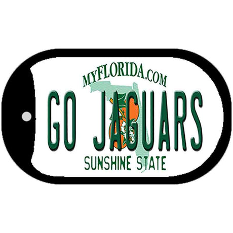 Go Jaguars Novelty Metal Dog Tag Necklace DT-13361