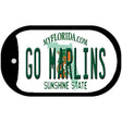 Go Marlins Novelty Metal Dog Tag Necklace DT-13367