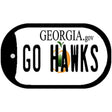 Go Hawks Novelty Metal Dog Tag Necklace DT-13383