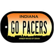 Go Pacers Novelty Metal Dog Tag Necklace DT-13397