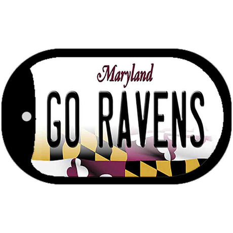 Go Ravens Novelty Metal Dog Tag Necklace DT-13403