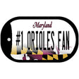 Number 1 Orioles Fan Novelty Metal Dog Tag Necklace DT-13406