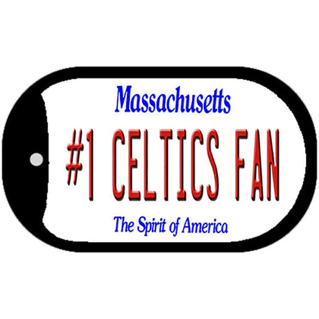 Number 1 Celtics Fan Novelty Metal Dog Tag Necklace DT-13412