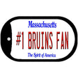 Number 1 Bruins Fan Novelty Metal Dog Tag Necklace DT-13414