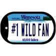 Number 1 Wild Fan Novelty Metal Dog Tag Necklace DT-13428