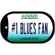 Number 1 Blues Fan Novelty Metal Dog Tag Necklace DT-13436