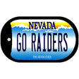 Go Raiders Novelty Metal Dog Tag Necklace DT-13437