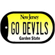 Go Devils Novelty Metal Dog Tag Necklace DT-13445