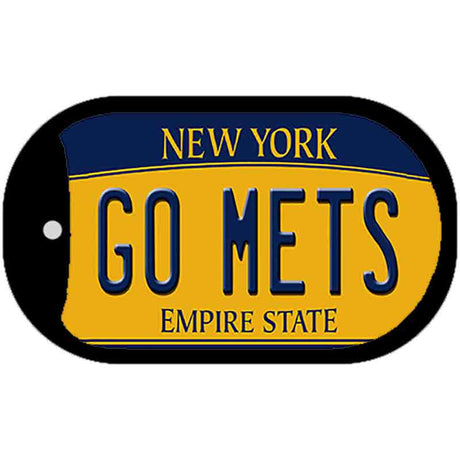 Go Mets Novelty Metal Dog Tag Necklace DT-13453