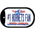 Number 1 Hornets Fan Novelty Metal Dog Tag Necklace DT-13470