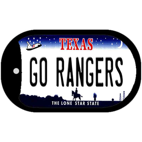 Go Rangers Novelty Metal Dog Tag Necklace DT-13513