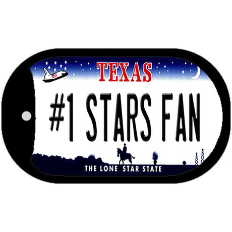 Number 1 Stars Fan Novelty Metal Dog Tag Necklace DT-13522