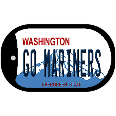 Go Mariners Novelty Metal Dog Tag Necklace DT-13527