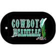 Cowboy Cadillac Novelty Metal Dog Tag Necklace DT-1353