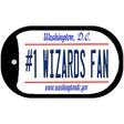 Number 1 Wizards Fan Novelty Metal Dog Tag Necklace DT-13540