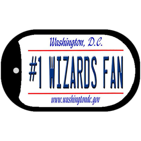 Number 1 Wizards Fan Novelty Metal Dog Tag Necklace DT-13540