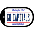 Go Capitals Novelty Metal Dog Tag Necklace DT-13541