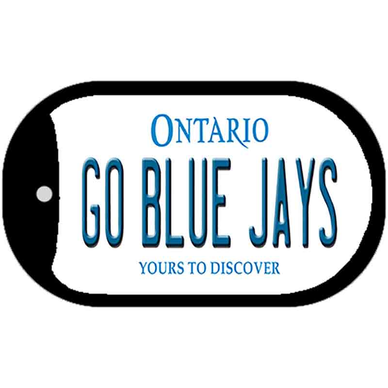 Go Blue Jays Novelty Metal Dog Tag Necklace DT-13543