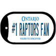 Number 1 Raptors Fan Novelty Metal Dog Tag Necklace DT-13546