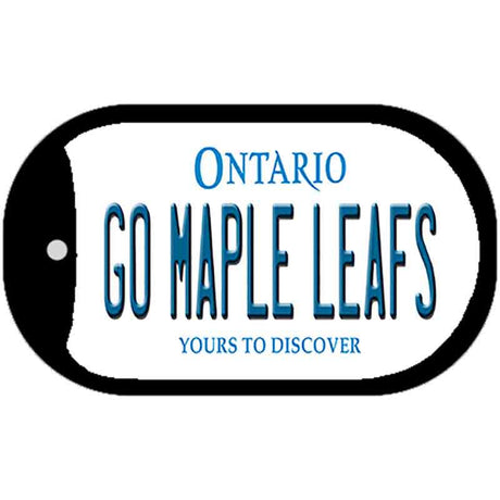 Go Maple Leafs Novelty Metal Dog Tag Necklace DT-13547