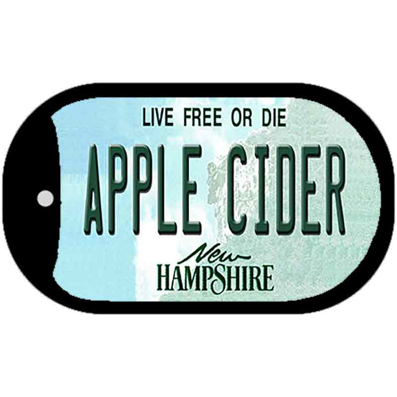 Apple Cider New Hampshire Novelty Metal Dog Tag Necklace DT-13571