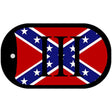 3 Percenter Confederate Novelty Metal Dog Tag Necklace DT-13576