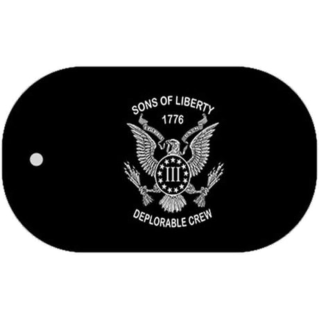 Sons of Liberty 1776 Novelty Metal Dog Tag Necklace DT-13580