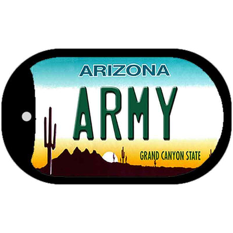 Army Arizona Novelty Metal Dog Tag Necklace DT-13585