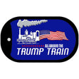 Trump Train Novelty Metal Dog Tag Necklace DT-13591