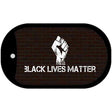 Black Lives Matter Brick Novelty Metal Dog Tag Necklace DT-13601