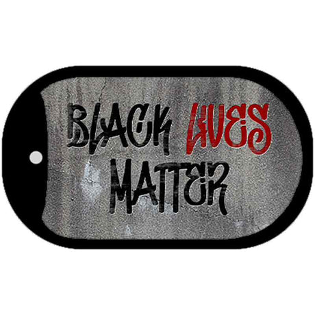 Black Lives Matter Concrete Novelty Metal Dog Tag Necklace DT-13608